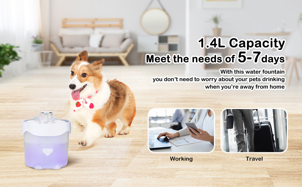 owon smart pet fountain smart cat drinker automatic pet drinker