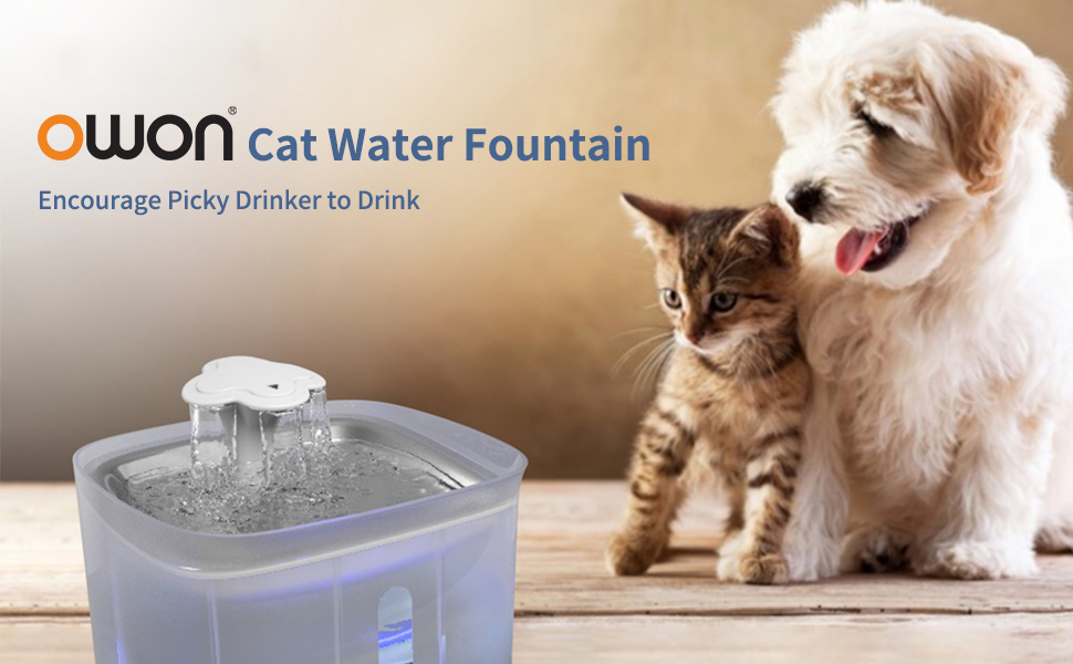 OWON smart pet drinker smart cat dog foutain